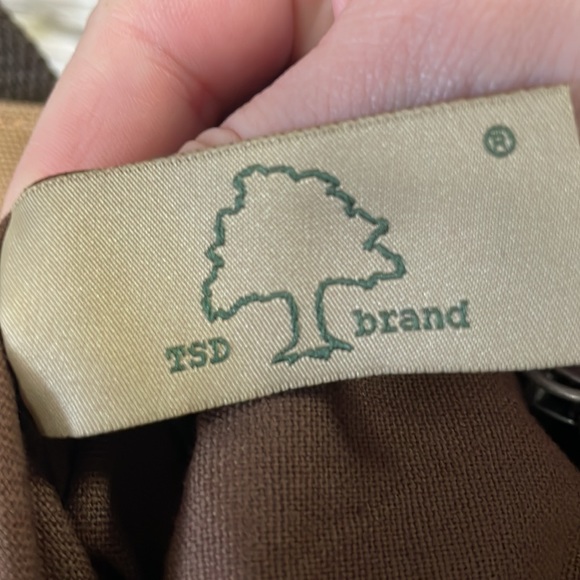 TSD Hidden Woods Canvas and Leather Brown Tote Bag new with out tags - Picture 8 of 12